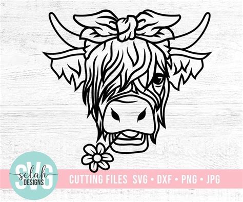 Download FREE Cow SVG file now. . Shaggy cow svg free